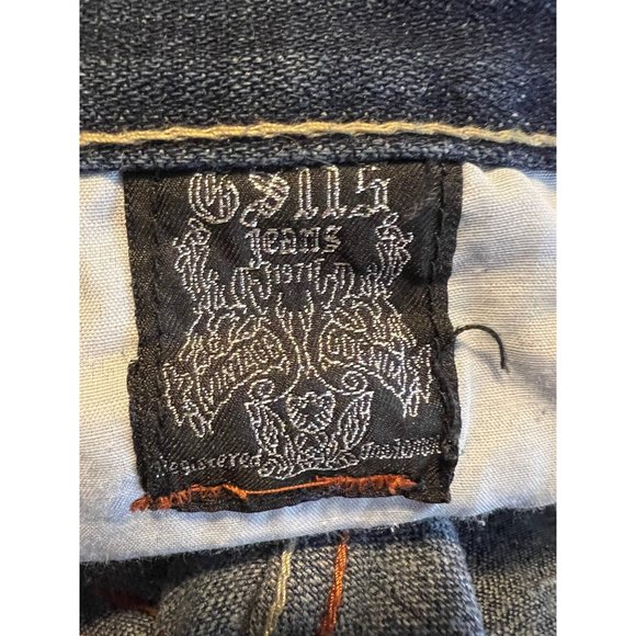 GS 115 Blue Jeans Mens Size 30 Straight Leg Relaxed Grommet Pockets - Picture 10 of 12